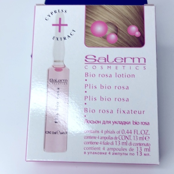 Salerm Cosmetics Plis Bio Rosa Hair Lotion Vials - Picture 2 of 3